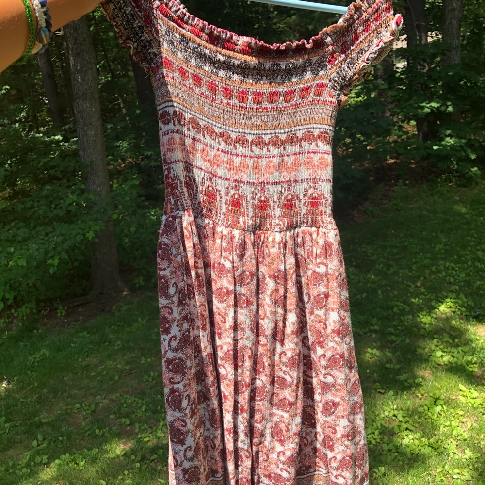 boho floral hippie flowy summer dress ✨